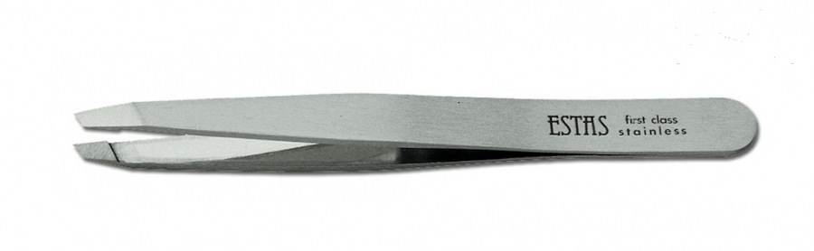 ESTAS - PINZETTA OBLIQUA INOX