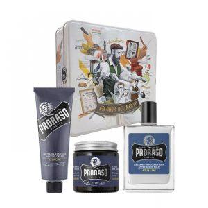 PRORASO - AZUR LIME, KIT RASATURA IN SCATOLA VINTAGE