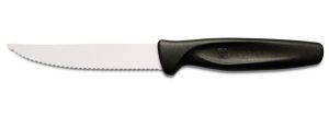 WUSTHOF - CREATE, COLTELLO DA TAVOLA SEGHETTATO A PUNTA, MANICO NERO