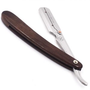PARKER - SHAVETTE IN ACCIAIO INOX CON MANICO IN LEGNO SHEESHAM