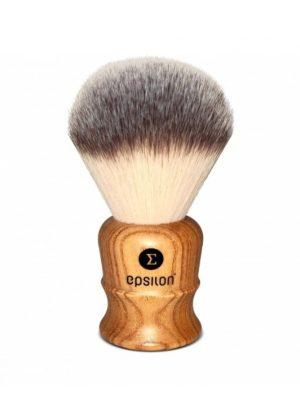 EPSILON - PENNELLO DA BARBA SINTETICO CON NODO DA 26MM E MANICO IN LEGNO