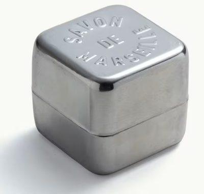 TADE' - PORTASAPONE IN ALLUMINIO PER CUBI DI MARSIGLIA DA 300G