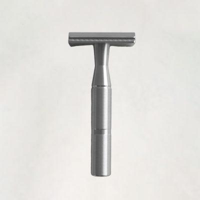 GREENCULT - RASOIO DI SICUREZZA IN ACCIAIO INOX GC 1.1S, MANICO DA 85MM