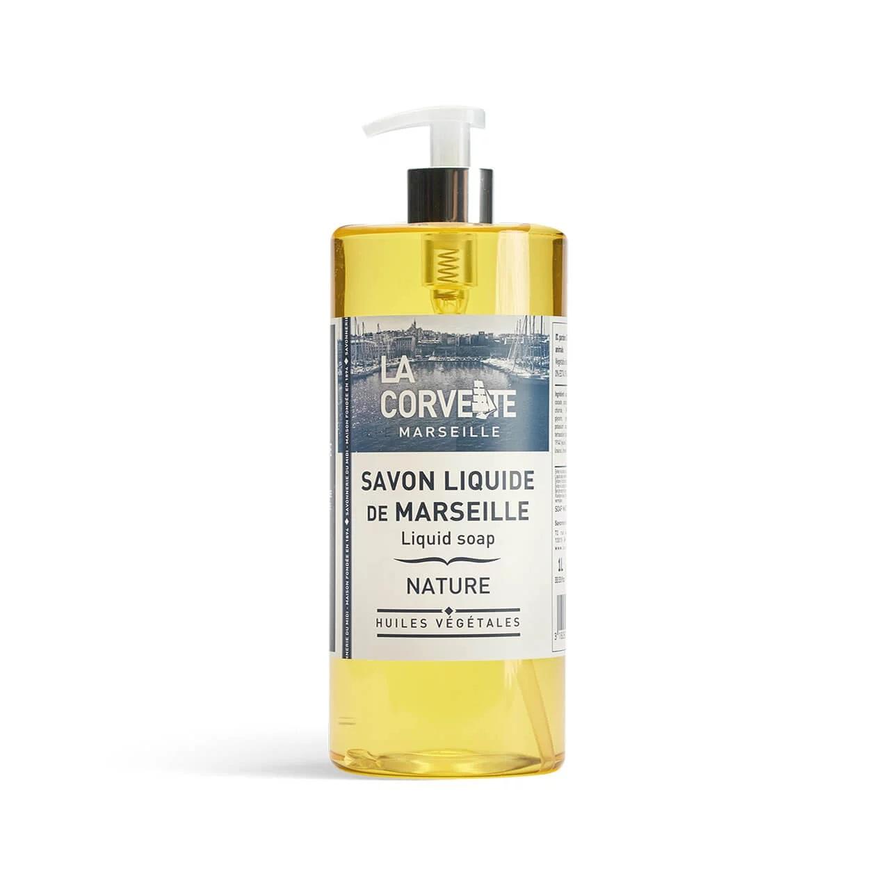 LA CORVETTE - NATURE, SAPONE LIQUIDO DI MARSIGLIA 1L