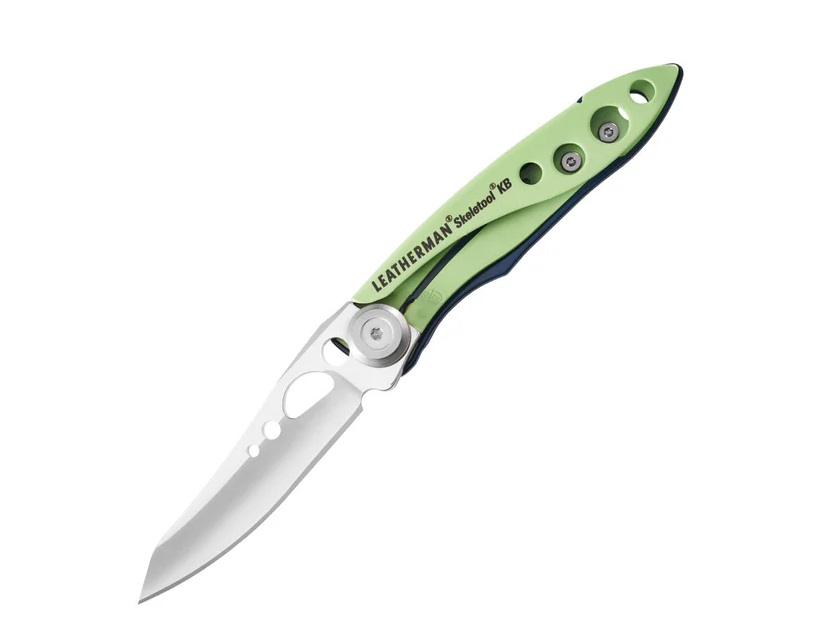 LEATHERMAN - COLTELLO PIEGHEVOLE COMPATTO SKELETOOL VERDANT A LAMA LISCIA
