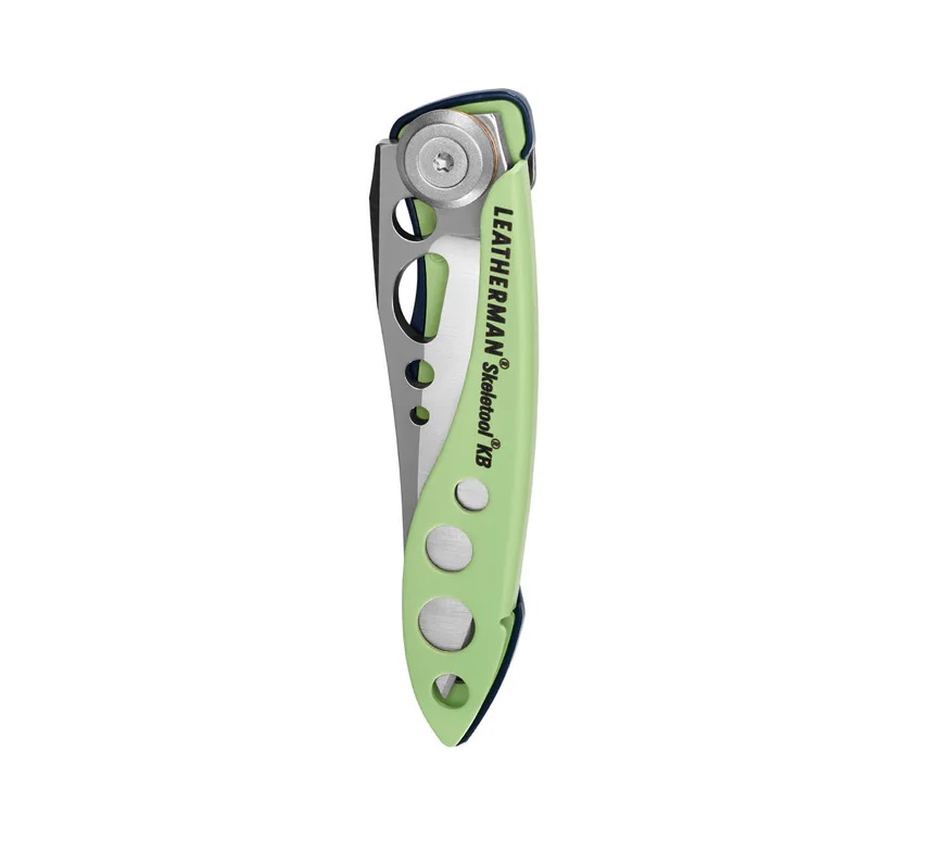 LEATHERMAN - COLTELLO PIEGHEVOLE COMPATTO SKELETOOL VERDANT A LAMA LISCIA - immagine 2