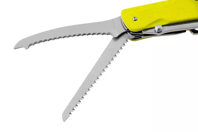 RUIKE - COLTELLO MULTIUSO LD43 TREKKER GIALLO CON 15 FUNZIONI - immagine 3
