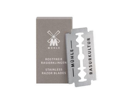 MUHLE - 10 LAMETTE DOUBLE EDGE IN ACCIAIO INOX