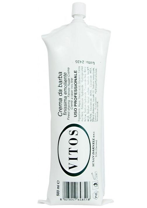 VITOS - CREMA DA BARBA AL MENTOLO IN VESCICA DA 500ML