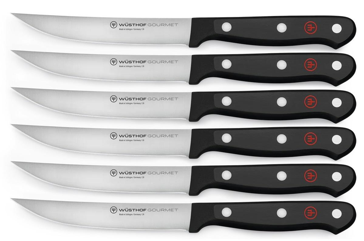 WUSTHOF - GOURMET, SET DA 6 COLTELLI DA BISTECCA