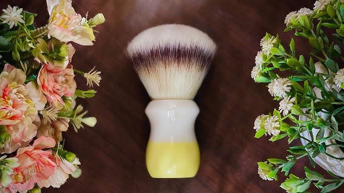 YAQI - PENNELLO DA BARBA SINTETICO NAICHA CON NODO DA 26MM. MANICO IN RESINA