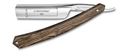 THIERS ISSARD - RASOIO A MANO LIBERA LE CHATELLERAULT 6/8, MANICO IN LEGNO DI BOCOTE
