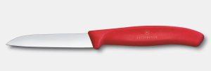 VICTORINOX - SPELUCCHINO CON LAMA LISCIA DA 8CM. MANICO CHILI RED