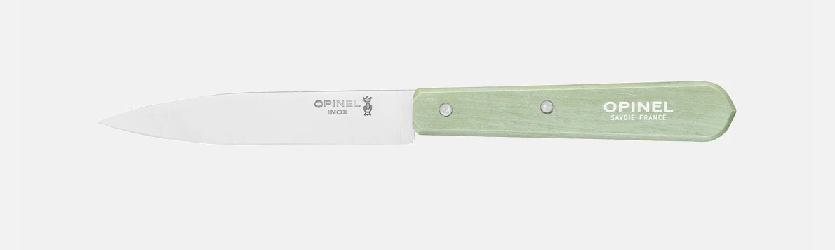 OPINEL - SPELUCCHINO N°112 A LAMA LISCIA, MANICO VERDE SALVIA - immagine 2