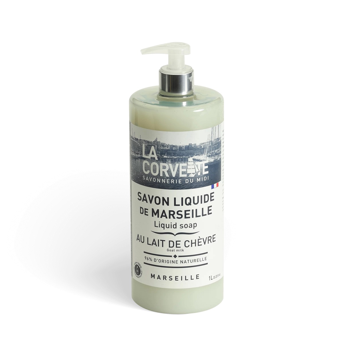 LA CORVETTE - SAPONE LIQUIDO DI MARSIGLIA AL LATTE DI CAPRA 500ML