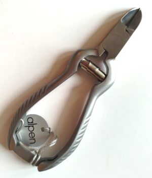 ALPEN - TRONCHESE UNGHIE PEDICURE IN ACCIAIO INOX CON MOLLA A BOVOLO