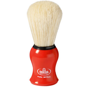 OMEGA - PENNELLO IN SETOLA NATURALE N°10065, MANICO ROSSO