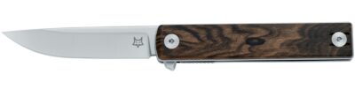 FOX - FX544ZW, COLTELLO PIEGHEVOLE CHNOPS CON LAMA IN ACCIAIO HYBRID CRYO E MANICO IN LEGNO DI ZIRICOTE