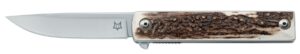 FOX - FX 544CE, GENTS CHNOPS, COLTELLO PIEGHEVOLE CON LAMA IN ACCIAIO HYBRID CRYO E MANICO IN CORNO DI CERVO
