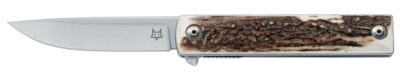 FOX - FX 544CE, GENTS CHNOPS, COLTELLO PIEGHEVOLE CON LAMA IN ACCIAIO HYBRID CRYO E MANICO IN CORNO DI CERVO