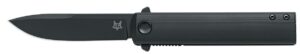FOX - GENTS CHNOPS, COLTELLO PIEGHEVOLE CON LAMA IN ACCIAIO HYBRID CRYO IDROGLIDER E MANICO IN G10 NERO