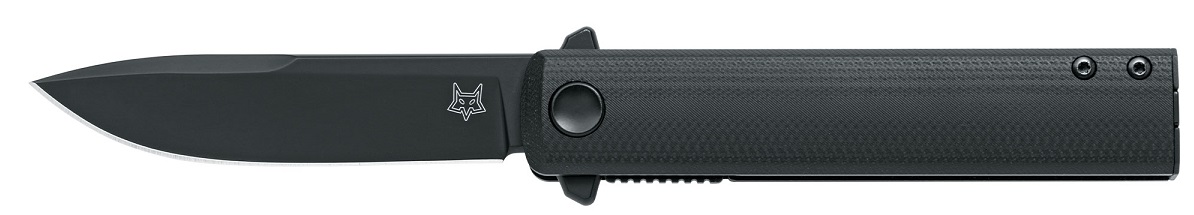 FOX - GENTS CHNOPS, COLTELLO PIEGHEVOLE CON LAMA IN ACCIAIO HYBRID CRYO IDROGLIDER E MANICO IN G10 NERO