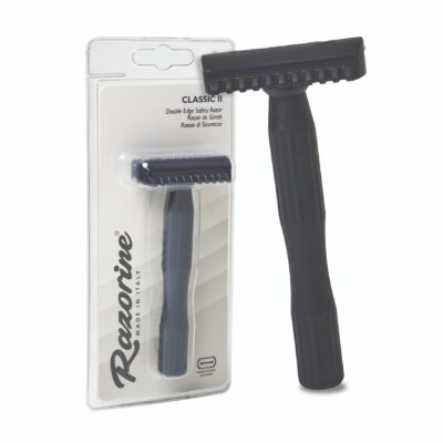 RAZORINE - RASOIO DI SICUREZZA IN RESINA OPEN COMB CLASSIC II BLUE NIGHT
