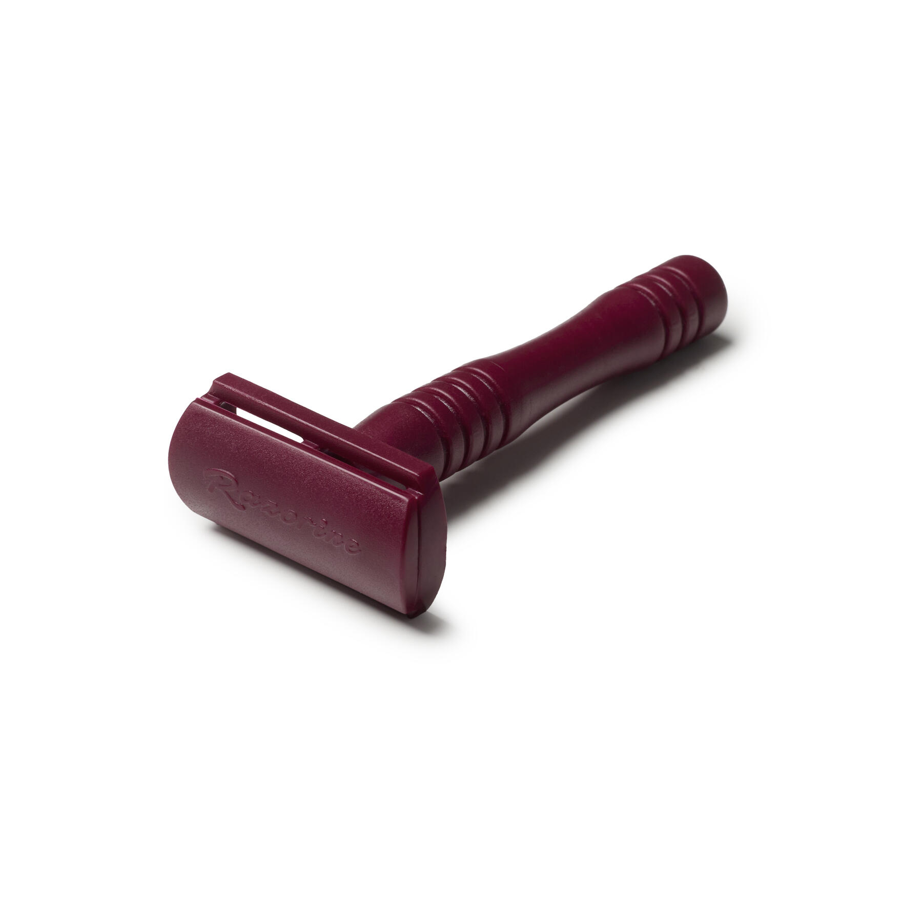 RAZORINE - RASOIO DI SICUREZZA IN RESINA A PETTINE CHIUSO RED MARSALA