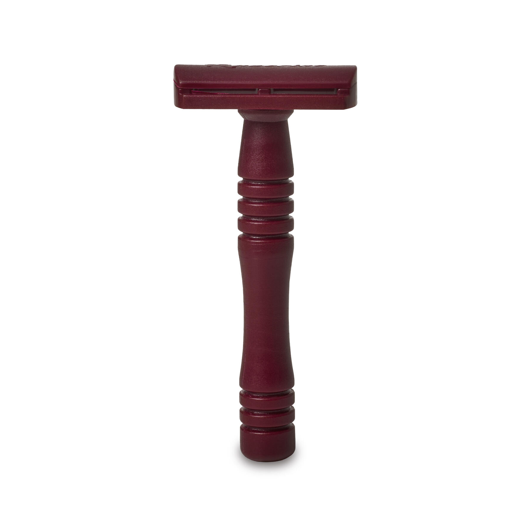 RAZORINE - RASOIO DI SICUREZZA IN RESINA A PETTINE CHIUSO RED MARSALA - immagine 4