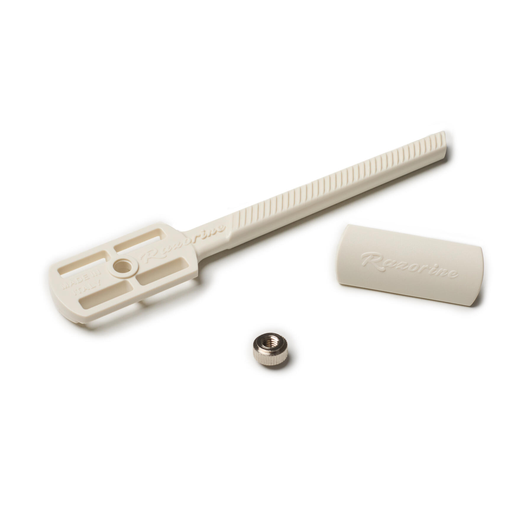 RAZORINE - SHAVETTE IN RESINA A LAMA INTERA CONCEPT WHITE CASTLE - immagine 2