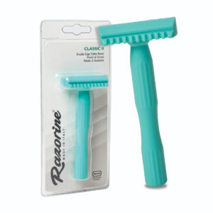 RAZORINE - RASOIO DI SICUREZZA IN RESINA OPEN COMB CLASSIC II TURQUOISE ISLAND