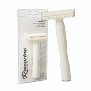 RAZORINE - RASOIO DI SICUREZZA IN RESINA OPEN COMB CLASSIC II WHITE CASTLE
