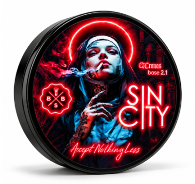 BBS SHAVING - SIN CITY, SAPONE DA BARBA CON FORMULA CRONOS 3.0 125G