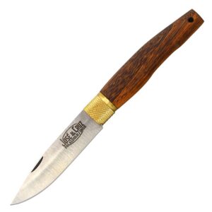 CUTELARIA JOSE' DA CRUZ - PLANALTO CON LAMA IN ACCIAIO INOX DA 8,5CM E MANICO IN LEGNO TIGERWOOD